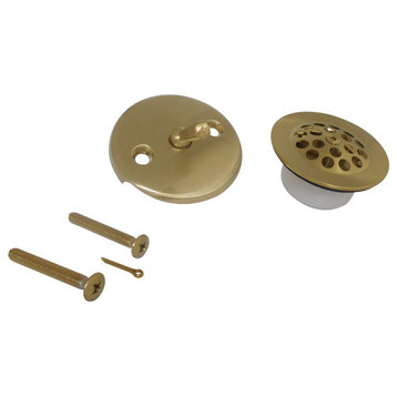 Kingston Brass Trip Lever With Grid Conversion Kit, Brushed Brass