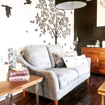A Mid Century-Shabby Chic Living Space