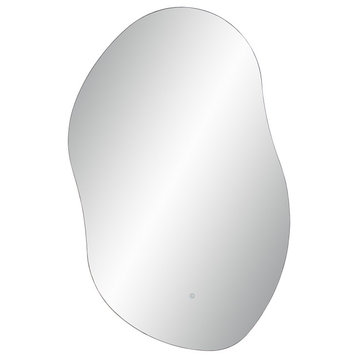 Forli 45" Tall Irregular LED Mirror, Clear