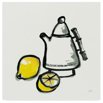 Chris Paschke 'Tea And Lemons' Canvas Art, 24"x24"