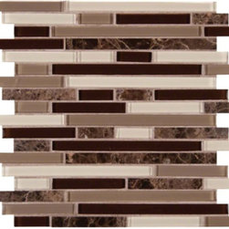 Royal Oaks Interlocking Mosaic - Mosaic Tile