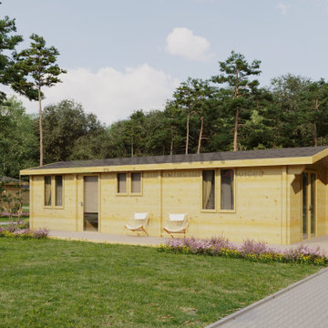 Holiday log cabins-Mobile log cabins
