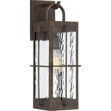 17.75 Inch Outdoor Wall Lantern Transitional Steel - Outdoor - Wall Mounts