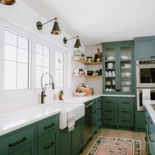 green kitchen ideas