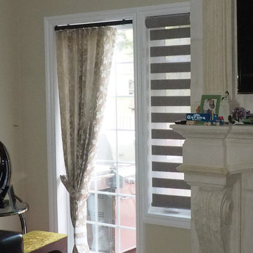 Blinds and Drapes Side panel combinations