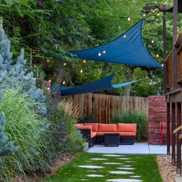 Modern, Intimate Outdoor Space at Mesa Fire
