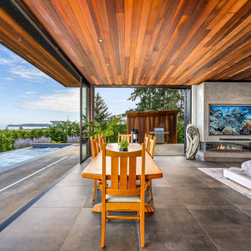 Oceanfront Home Captures Nature’s Drama with NanaWall Stacking Glass Doors