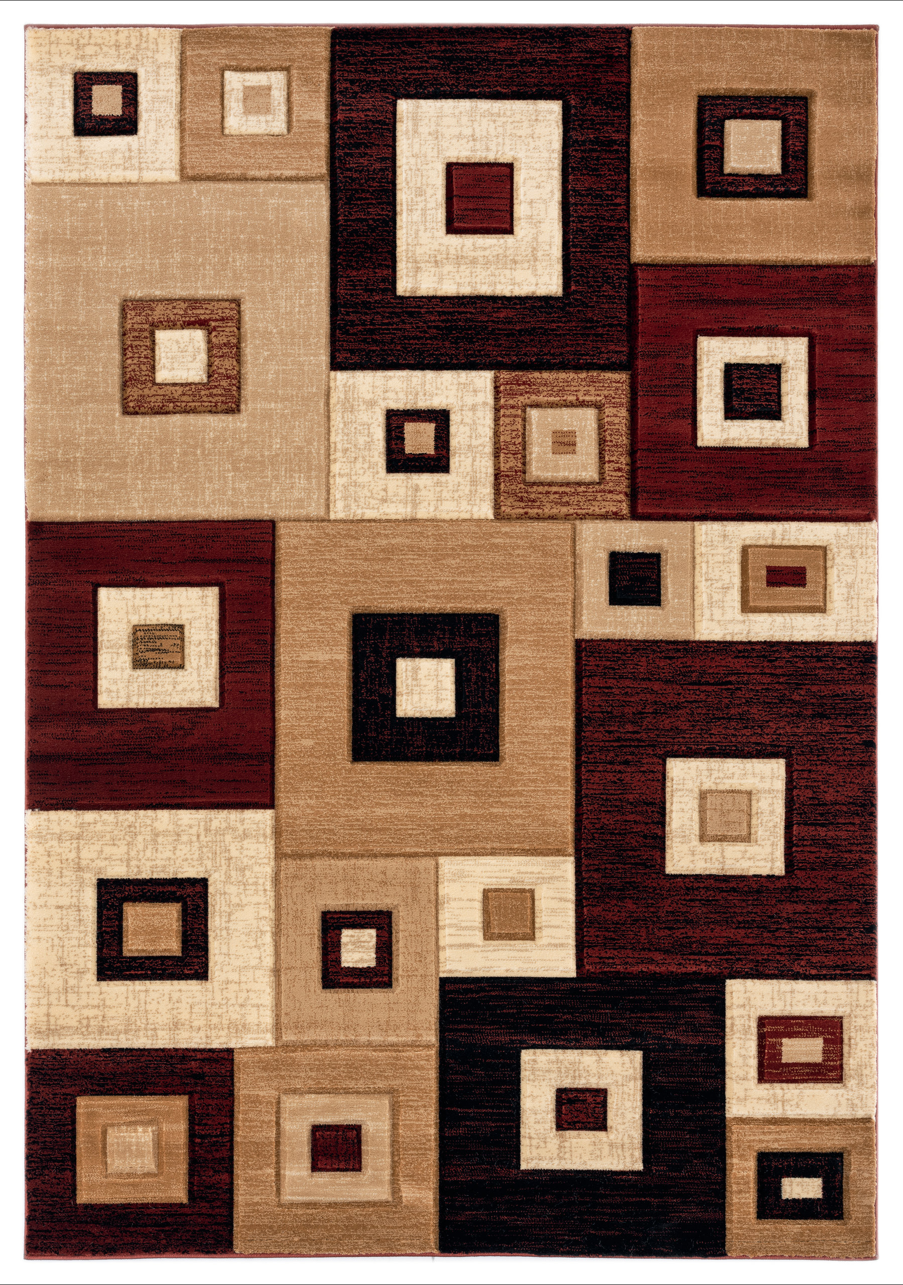 United Weavers Bristol Cicero Burgundy Area Rug 5'3x7'6 - Contemporary ...