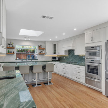 Elegant Kitchen Relocation & Remodel in Campbell, CA