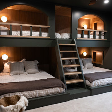 Luxury Basement Remodel with Custom Bar, Wine Display & Wellness Retreat