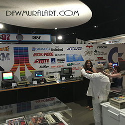 National Videogame Museum Murals - Mixed Media Art
