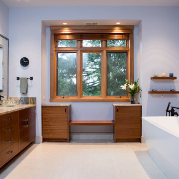 Ribbon Mahogany Master Bathroom