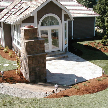 Atrium Patio and path.