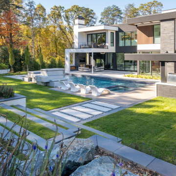 Modern Hillside Oasis