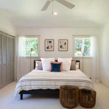 Out-dated camp becomes a stunning waterfront home - Belfast, Maine