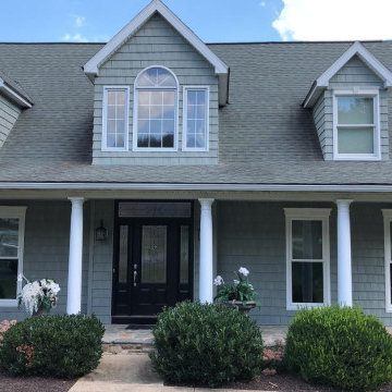 Cedar Impressions Siding with Replacement Windows and Door