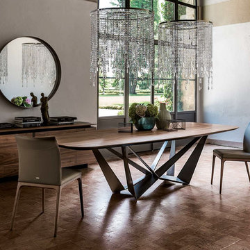 Cattelan Italia Skorpio Wood Oblong Dining Table