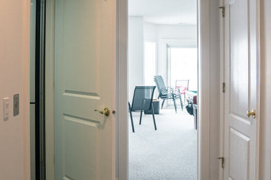 Inspiration for a hallway remodel in Calgary