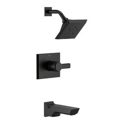 Pivotal&trade; Bath Collection: T14499-BL-B1 - Tub And Shower Faucet Sets