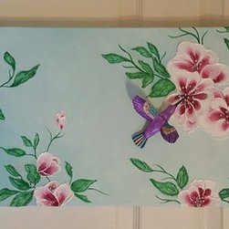 Art - 3D Hummingbird 1 - Mixed Media Art