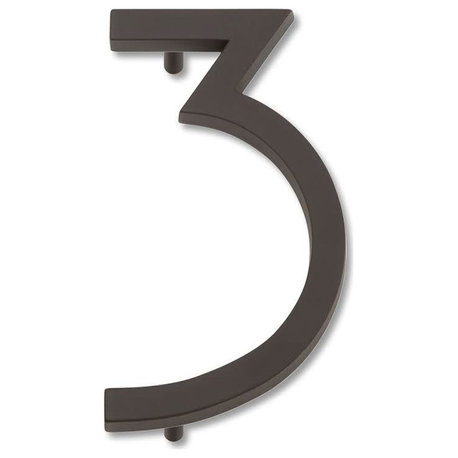 Atlas Homewares AVN3 Modern Avalon Address Number 3 - Aged Bronze