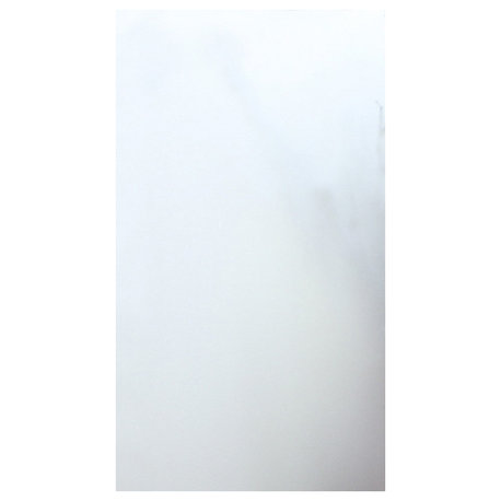 Non-Adhesive Frosted Privacy Window Film, White