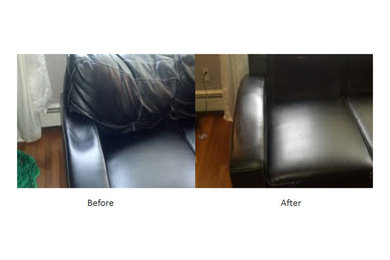 Leather Sofa - Armrest repair