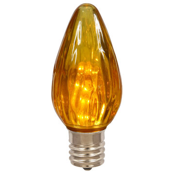 Vickerman F15 Amber Plastic LED Flame Bulb 25/Box