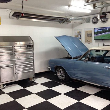 Hot Rod Garage with RaceDeck Garage Flooring