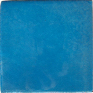 4.2x4.2 9 pcs Aqua Blue Talavera Mexican Tile
