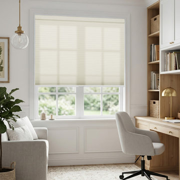 Cordless Cellular Blinds for Study Room Large Window