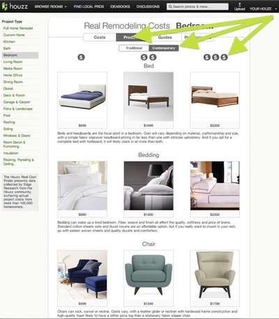 How to Use Houzz's Real Cost Finder