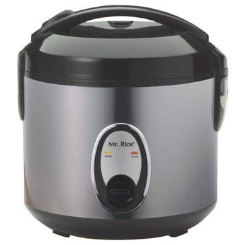 6-Cups Rice Cooker With Stainless Body