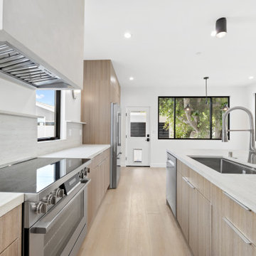 Custom Modern New Construction Home with Mid-Century Rooflines