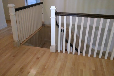 Example of a classic staircase design in Portland Maine