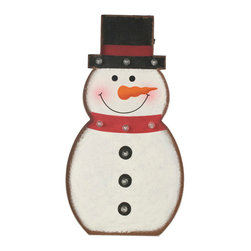 Glitzhome - LED Marquee Snowman Sign - Christmas Decorations