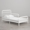 Little Seeds Ivy Metal Toddler Bed, White