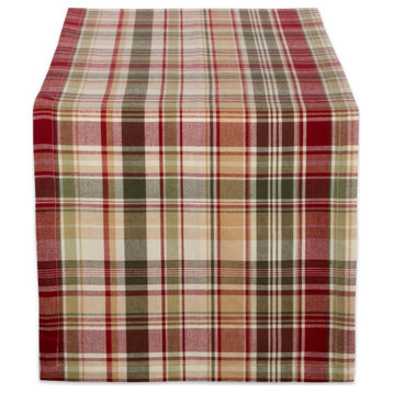 DII Give Thanks Plaid Table Runner