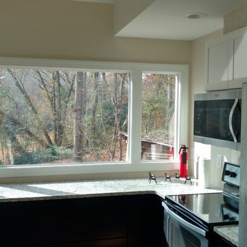 Glass House On River