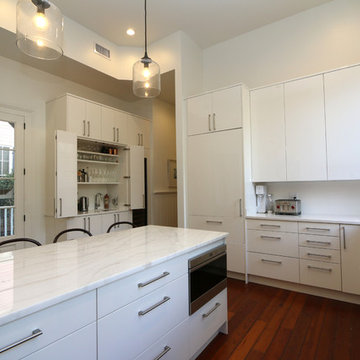 Contemporary Kitchen Remodel Brings Modern Amneties to Centries Old Home