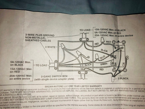 Calling All Electricians Wiring A 4 Function 3 Switch Wall Control