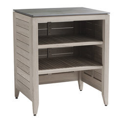 Westport Cabinet with Open Shelf - Patio Furniture And Outdoor Furniture