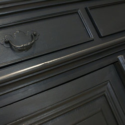 relooking d' un vaisselier 2 corps vitr&eacute; - China Cabinets And Hutches