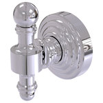 Allied Brass - Retro Wave Robe Hook, Polished Chrome - The traditional motif from this elegant collection has timeless appeal. Robe Hook is constructed of the finest solid brass materials to provide a sturdy hook for your robes and towels. Hook is finished with our designer lifetime finishes to provide unparalleled performance