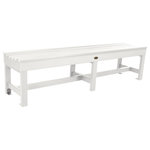 Sequioa - Sequoia Weldon 6' Backless Picnic Bench, White - Our unique, proprietary synthetic wood has been used extensively in world-famous, high-traffic environments since 2003. A favorite wood-alternative for engineers at major theme parks, its realism and natural beauty means that it has seen use in projects ranging from custom furniture to fencing, flooring, wall covering and trash receptacles.