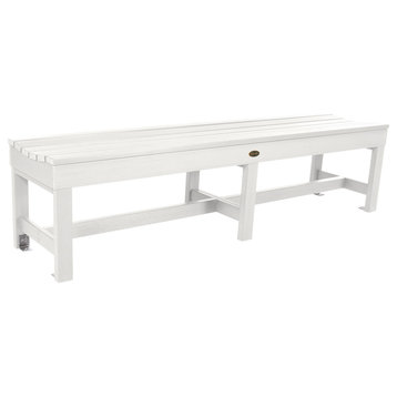 Sequoia Weldon 6' Backless Picnic Bench, White
