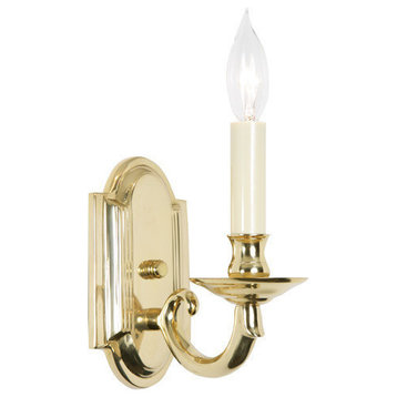 Two Light Petal Brass Sconce, Pewter
