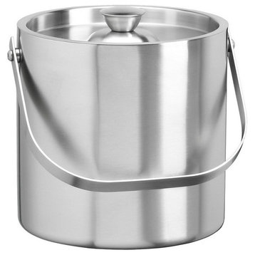 Kraftware Brushed Stainless Steel Ice Bucket
