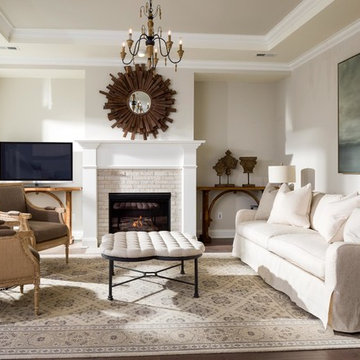 Living Room - Townhome Model 2017 - Mike Ford Homes