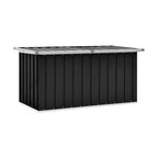 vidaXL Outdoor Storage Box Deck Box with Lid Outdoor Patio Cabinet Anthracite